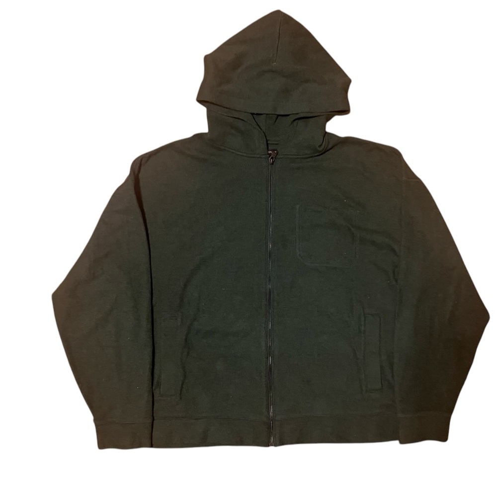 Dark green Banana Republic zip-up hoodie